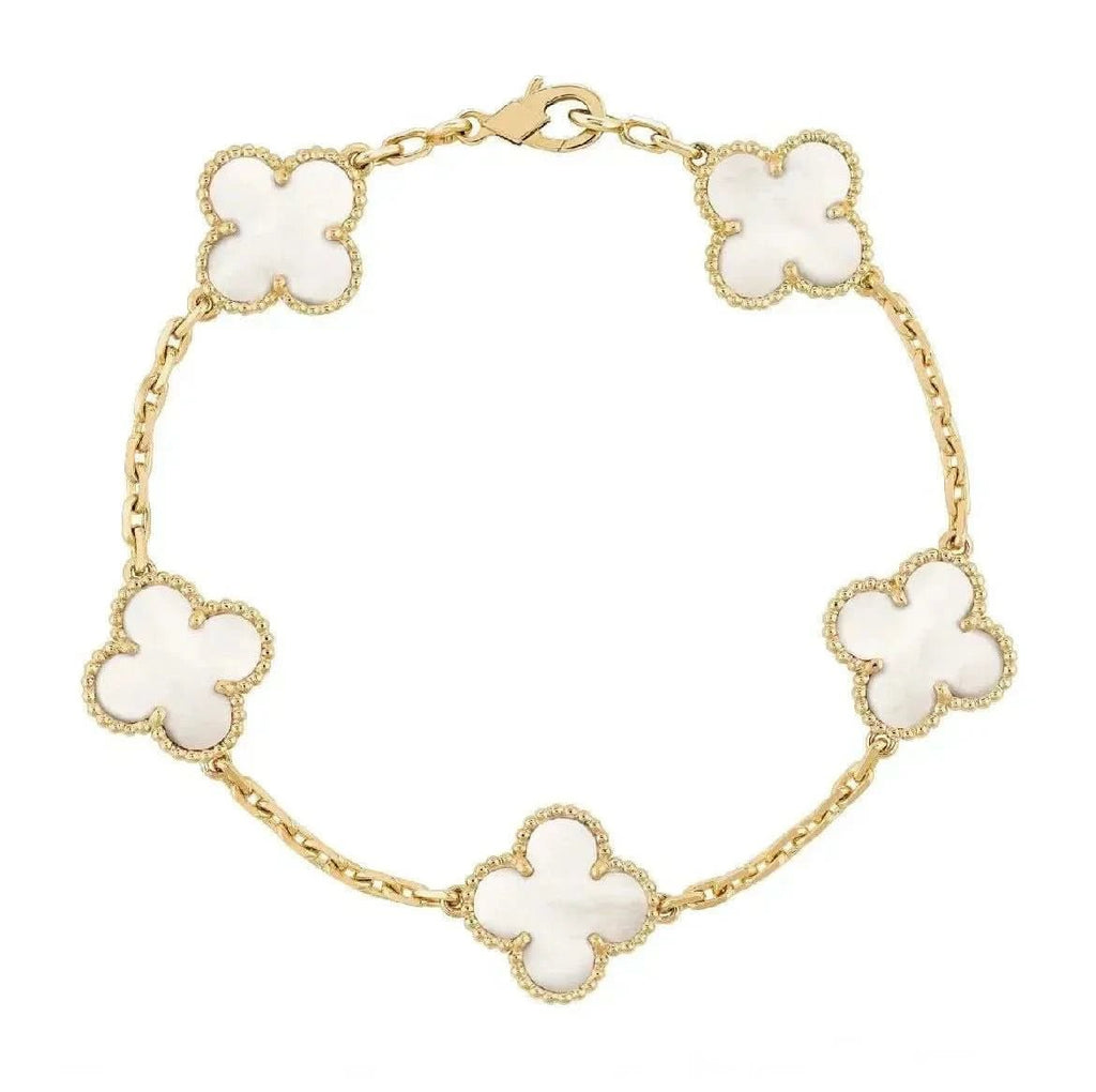 Clover Bracelet - Pearl White - ShopLorca